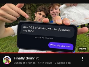 Finally doing it