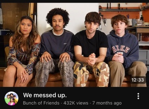 We messed up.