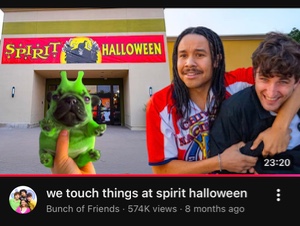 we touch things at spirit halloween