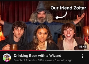 Drinking Beer with a Wizard