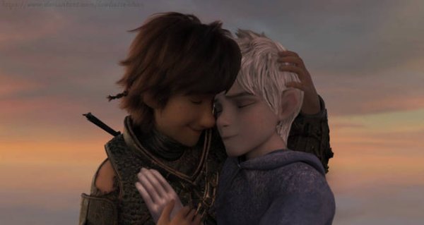 hiccup x jack frost