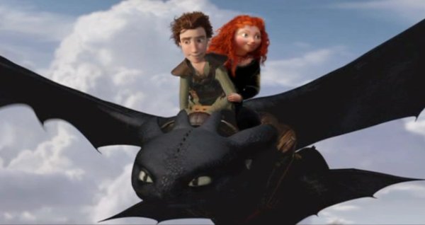 hiccup x merida