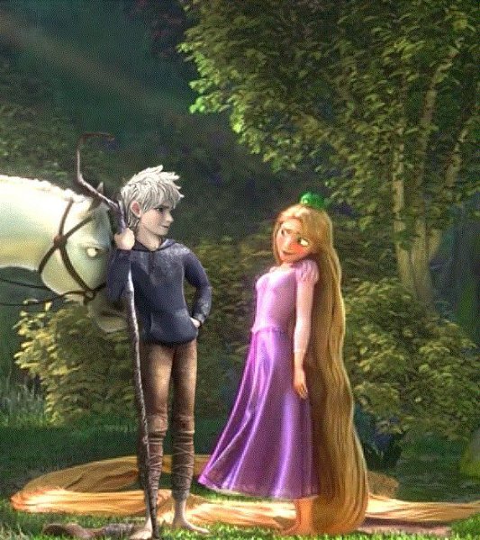 jack frost x rapunzel