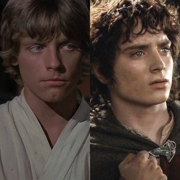 luke skywalker x frodo baggins