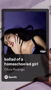 ballad of a homeschooled girl