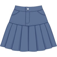 A-line skirt