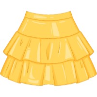 Tiered skirt