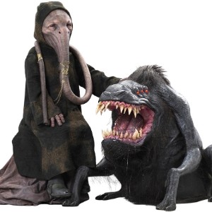 Bagnoro with his pet, Izby