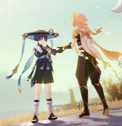Scaraether (Scaramouche/Wanderer x Aether)