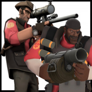 sniper x demoman