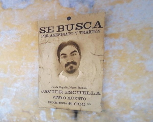 Javier Escuella wanted poster