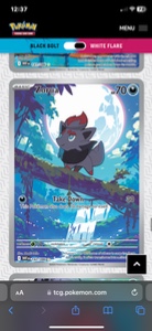 Zorua IR