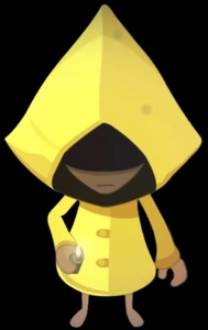 The girl in the yellow raincoat
