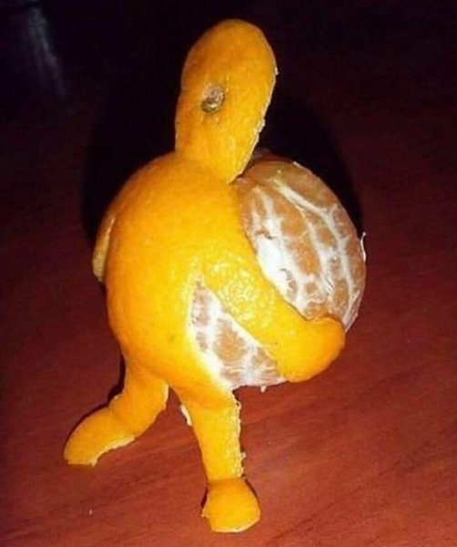 orange orange man