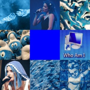 blue