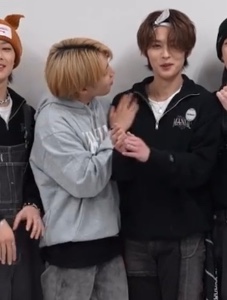 cute omega next to his alpha