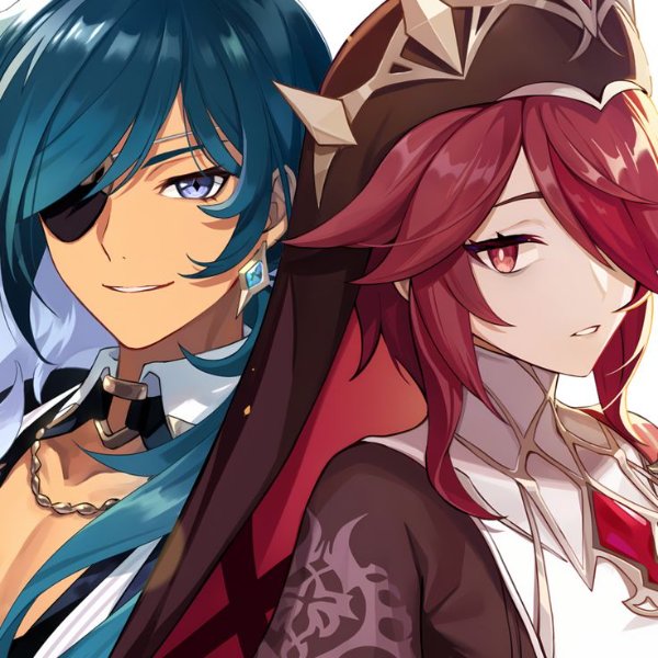 kaeya x rosaria