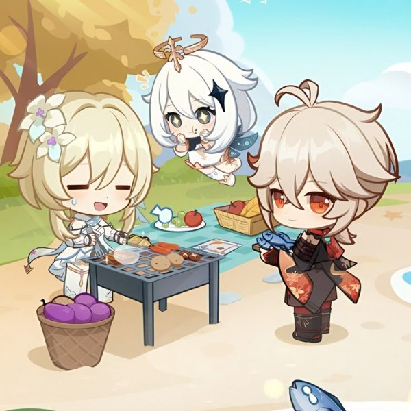 kazuha x lumine