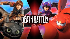 Hiccupo & Tothless VS Hiro & Baymax