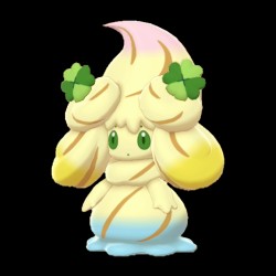Rainbow Swirl Clover Alcremie