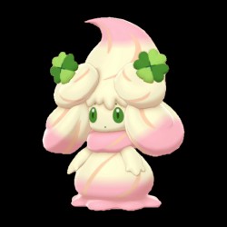 Ruby Swirl Clover Alcremie