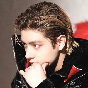 slicked back dirty blonde hair