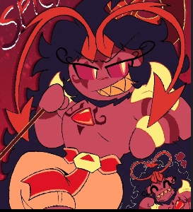Burning spice cookie
