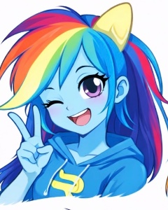 Human Rainbow Dash