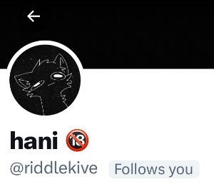 hani @riddlekive