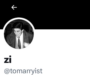 zi @tomarryist