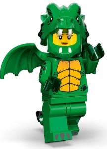 Green Dragon Costume Girl
