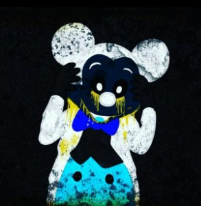 Photo Negative Mickey