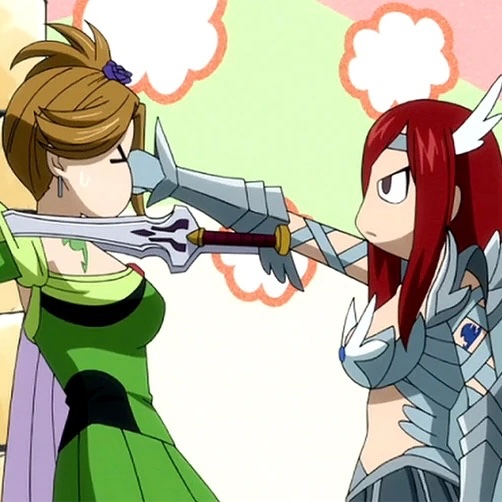 Evergreen x Erza