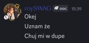 Chuj roy w dupe
