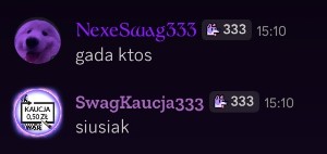 gada ktos siusiak