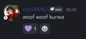 woof woof