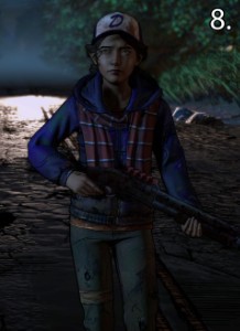 Season 3 Clem Blue Jacket with scarf