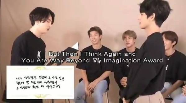 “i thought you’d be beyond my imagination”