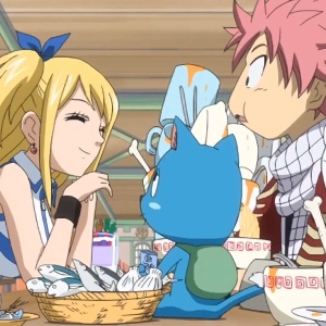 Lucy talking about Fairy Tail