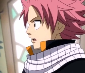 Natsu remembering Lucy when she turned invisible