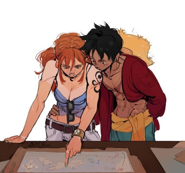 luffy x nami