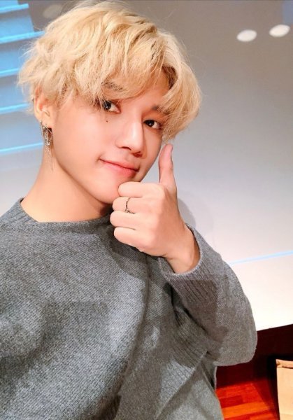 fluffy curly blonde