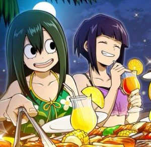 jirou x tsuyu