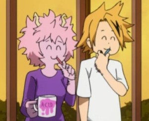mina x kaminari