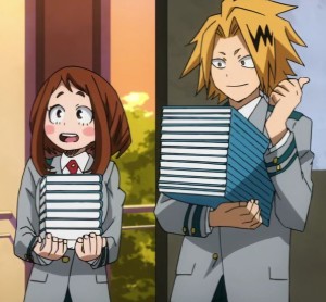 ochako x kaminari