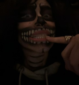 odessa in this specific Halloween makeup