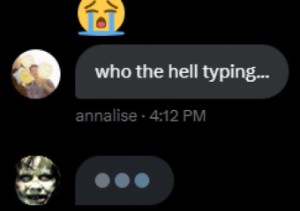 who the hell typing exorcist meme