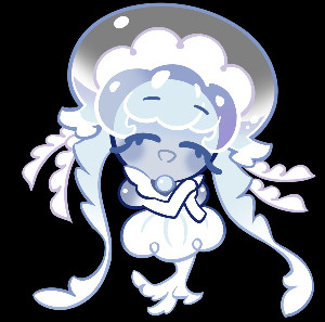 Frilled Jellyfish Cookie