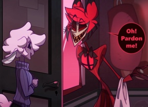 Alastor x Lamb girl(From the Alastor comic before the Pilot)