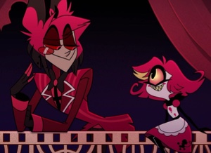 Alastor x Niffty: RadioMaid
